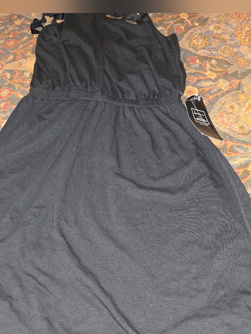 4/$67 Deal! Karma Canadian Black Sleeveless Casual Dress